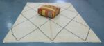 Large authentic Beni Ourain rug, 9.84ft x 7.31 ft - Image 6
