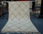 Large Beni ourain rug, 11.87ft x7.21 ft
