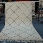 Large Beni ourain rug, 11.87ft x7.21 ft