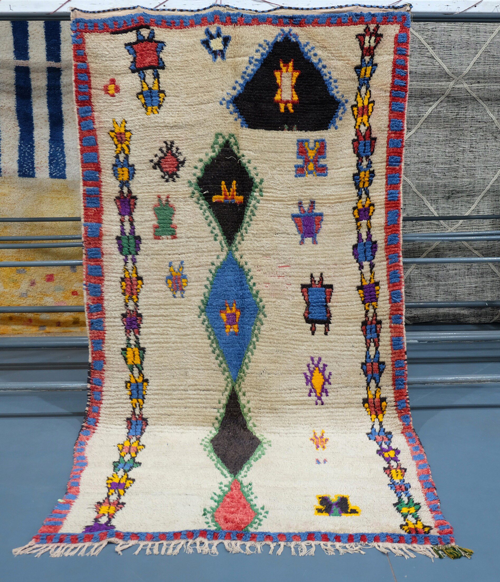 il_fullxfull.2381078824_ovv3-1.jpg Antique Azilal rug, 8.39 ft x 4.69ft - Image 1
