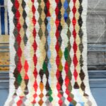 Colored Azilal rug, 7.87 ft x 4.59 ft