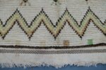 Vintage Geometric Beni ourain rug 10.17 ft x 4.19 ft - Image 5