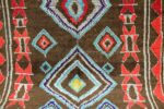 Brown Azilal rug, 9.94 ft x 5.7 ft from Morocco - Image 4