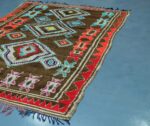Brown Azilal rug, 9.94 ft x 5.7 ft from Morocco - Image 6