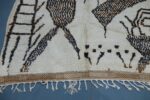 Handmade Geometric Azilal Rug 100% Wool 8.03 ft x 4.59 ft - Image 8