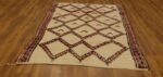 Authentic Beni ourain rug, 9.67 x 5.77 ft