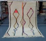 Geometric Mrirt Colored Rug 8.85 ft x6.65 ft