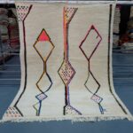 Geometric Mrirt Colored Rug 8.85 ft x6.65 ft
