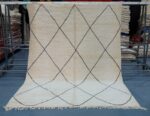 Large authentic Beni Ourain rug, 9.84ft x 7.31 ft