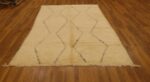 Authentic Moroccan Beni Ourain rug 10.8 ft x 6 ft