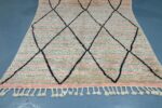 Artistique Beni Ourain rug 8.69 ft x 4.78 ft , Art Deco Rug, Wool Moroccan rug, Handmade Berber Rug from Morocco - Image 7