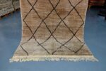 Wool Brown Beni Ourain rug, 7.87 ft x 5.01 ft From Morocco - Image 8