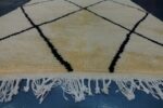 Handmade beni ourain rug 7.64 ft x 4.75 ft - Image 2