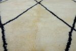 Handmade beni ourain rug 7.64 ft x 4.75 ft - Image 4