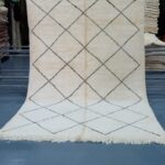 Beni Ourain Rug 9.97 ft x 6.66 ft from Morocco
