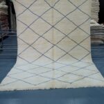Unique Moroccan beni ouarain rug  10x 6,8 ft