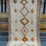 Vintage Colored Azilal rug 7.21 ft x 4 ft