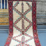 Geometric Beni Azilal rug 9.41 ft x 4.13 ft