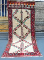 Geometric Beni Azilal rug 9.41 ft x 4.13 ft