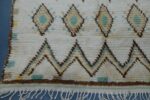 Vintage Geometric Beni ourain rug 10.17 ft x 4.19 ft - Image 8