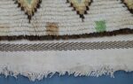 Vintage Geometric Beni ourain rug 10.17 ft x 4.19 ft - Image 10