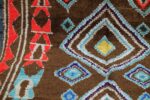 Brown Azilal rug, 9.94 ft x 5.7 ft from Morocco - Image 5