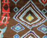 Brown Azilal rug, 9.94 ft x 5.7 ft from Morocco - Image 7