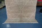 Brown Moroccan Beni ourain rug, 7.34 ft x 5.83 ft - Image 10
