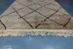 Wool Brown Beni Ourain rug, 7.87 ft x 5.01 ft From Morocco - Image 3