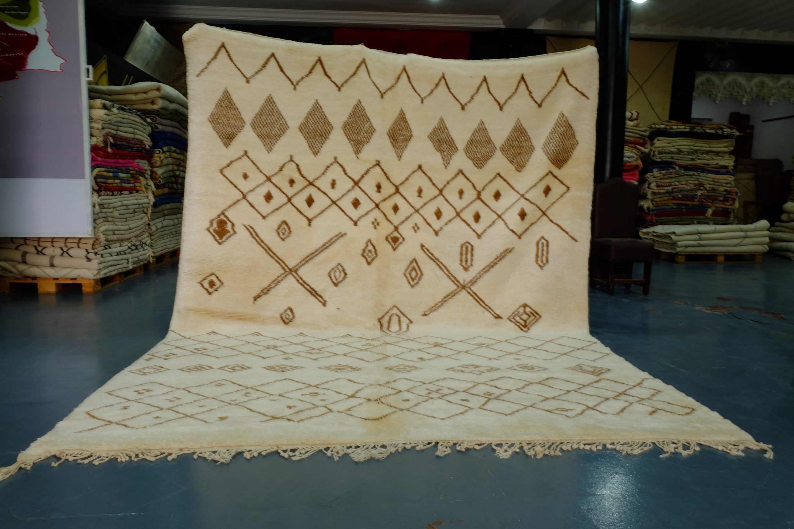 il_fullxfull.2477426665_dqjl-scaled-2.jpg Handmade Geometric Azilal Rug - 11.48 ft x 8.85 ft - Image 1