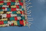 Moroccan rug square patterns : Handmade rug 9.28 ft x 4.06 ft - Image 8