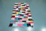 Handmade Kilim Boucherouite rug 6 ft x 3 ft - Image 4