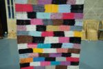 Handmade Kilim Boucherouite rug 6 ft x 3 ft - Image 2