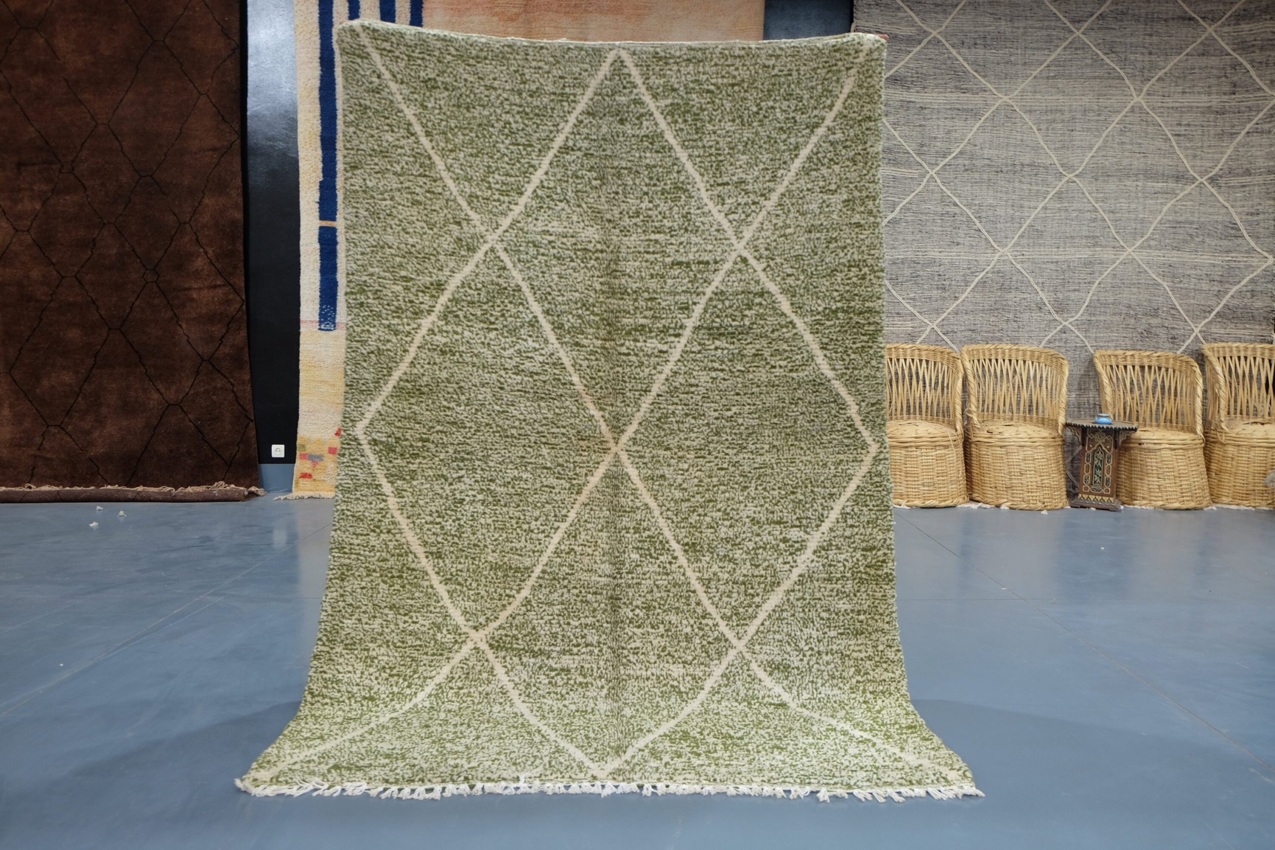 il_fullxfull.2562292518_4enw-scaled-2.jpg Small Colored Azilal rug, 7.34 ft x 5.01 ft - Image 1