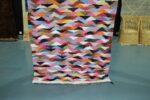 30% off  Handmade Kilim Boucherouite rug, 6.45 ft x 3 ft - Image 4