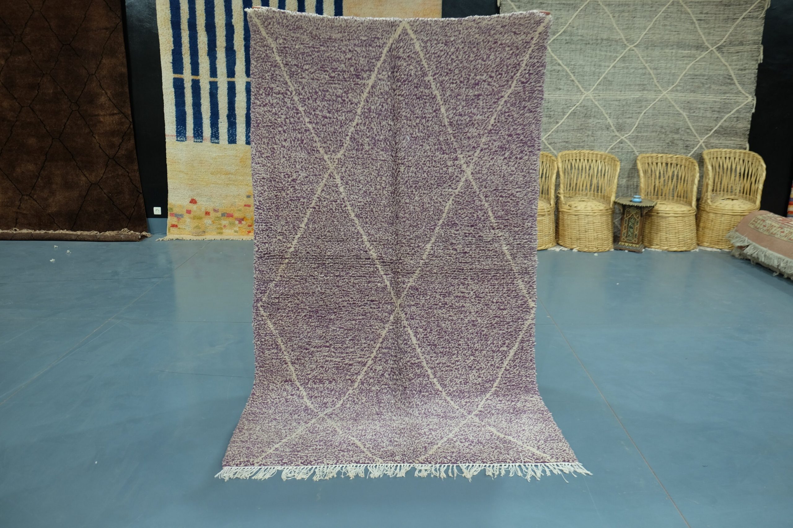 il_fullxfull.2609914397_9exf-scaled-2.jpg Small Colored Azilal rug, 7.97 ft x 4.72 ft - Image 1
