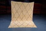Handmade Beni ourain rug, 8.95 ft x 6.65 ft