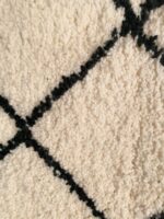 Moroccan Black and white rug runner - Image 6