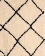 Moroccan Black and white rug runner - Image 9