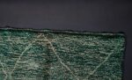 Beni ourain rug 7ft x 4ft , Moroccan green Rug, Genuine Wool Moroccan rug, Handmade Berber Rug,  Authentic Moroccan rug Hand knotted - Image 9