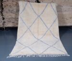 Moroccan Beni ourain rug 7.93 ft x 4.82 ft - Image 3