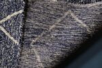 Black Beni Ourain rug 7.80 ft x 4.79 ft - Image 10