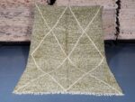 Beni ourain rug 7.34 ft x 5.01 ft - Image 2