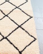 Moroccan Black and white rug runner - Image 8