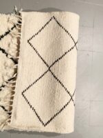 Moroccan Black and white rug runner - Image 7