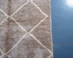 Brown Beni Ourain rug 8.10 ft x 4.98 ft - Image 7