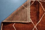Brown Beni Ourain rug 7.74 ft x 4.98 ft - Image 9