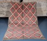 Gray Beni Ourain rug 8.07 ft x 4.69 ft - Image 2
