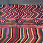 Colorful Azilal rug, 7.54 ft x 4.92 ft