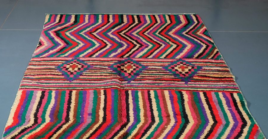 il_fullxfull.2810387074_mq4q-scaled-scaled-1.jpg Colorful Azilal rug, 7.54 ft x 4.92 ft - Image 1